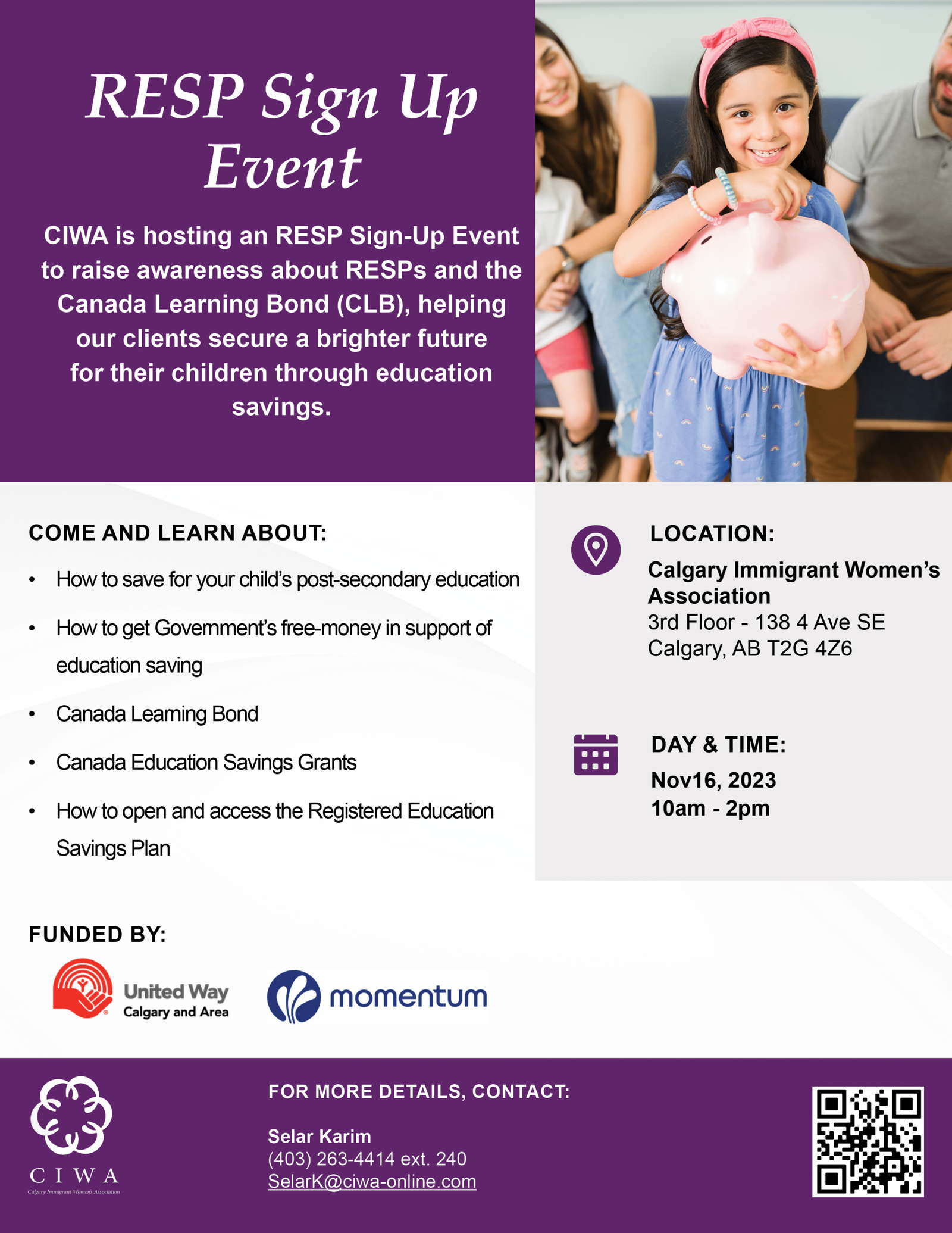 RESP Sign-up Event